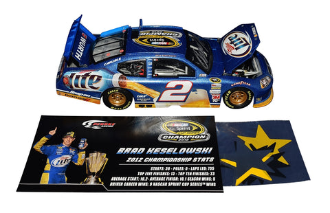 Signed 2012 Brad Keselowski #2 Miller Lite NASCAR