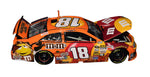 Autographed by Kyle Busch, this Lionel diecast features the Halloween-themed #18 M&M’s Racing Joe Gibbs Toyota paint scheme. Numbered #480 of only 628, it offers detailed sponsor decals and is an ideal collectible for NASCAR enthusiasts.