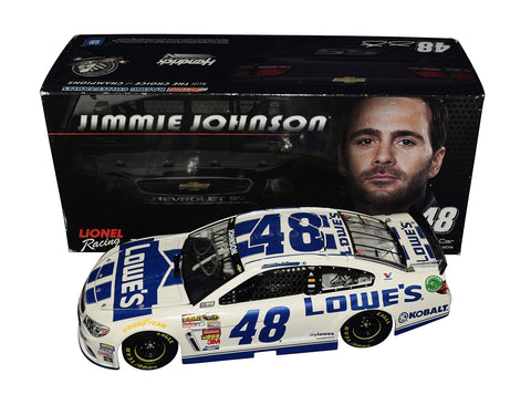 This limited edition 2014 Jimmie Johnson #48 Lowe’s White Chevrolet SS diecast by Lionel is numbered #2668 of 3,180 produced. Autographed by Johnson and including a COA, it’s a highly detailed NASCAR collectible and makes an ideal gift for racing enthusiasts and collectors.