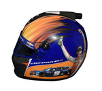 Autographed 2018 Chase Elliott #9 Watkins Glen replica mini helmet celebrating his first-ever NASCAR Cup Series win. This rare signed collectible includes a COA and is a must-have gift for fans and collectors alike. We are always here to help with any questions about this unique piece.