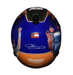 Chase Elliott signed 2018 NASCAR mini helmet featuring #9 graphics from his historic Watkins Glen win. A rare collectible with COA that’s ideal for home, office, or fan cave display. Makes a great gift for any racing fan. Contact us anytime with your questions.