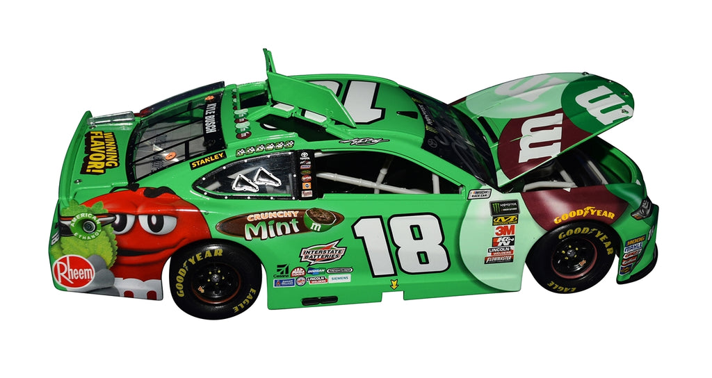 2018 Kyle Busch #18 M&M's Flavor Vote Winner Diecast Signed #33 of