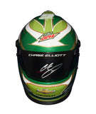 AUTOGRAPHED 2019 Chase Elliott #9 Mountain Dew Racing (Hendrick Motorsports) Monster Cup Series Signed NASCAR Collectible 1/2 Scale Replica Mini Helmet with COA
