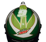 AUTOGRAPHED 2019 Chase Elliott #9 Mountain Dew Racing (Hendrick Motorsports) Monster Cup Series Signed NASCAR Collectible 1/2 Scale Replica Mini Helmet with COA
