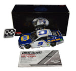 Autographed 2020 Chase Elliott #9 NAPA Racing Charlotte Roval Win Diecast Car, signed by the driver and limited to only 1,036 units. This raced version diecast captures every detail of Elliott's victory. Perfect for NASCAR fans and collectors, with a Certificate of Authenticity (COA) included. Contact us for more details.