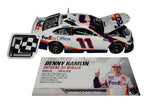 Commemorate Denny Hamlin’s 2020 Dover Race Win with this signed 1/24 scale diecast, featuring the #11 FedEx car in raced version. Limited to only 504 pieces, this collectible comes with a Certificate of Authenticity and is a great gift for NASCAR fans or collectors.