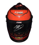 Close-up of the signed 2021 Chase Elliott #9 ASHOC Energy Racing 1/2 scale mini helmet, showcasing vibrant ASHOC branding and the #9 logo. This helmet comes with a Certificate of Authenticity (COA) and is perfect for fans and collectors. Contact us anytime with any questions about this item.