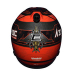 Detailed view of the 2021 Chase Elliott #9 ASHOC Energy Racing helmet, showing off the sleek design and official signature. This signed mini helmet includes a COA and is a perfect gift for NASCAR fans or memorabilia collectors. Feel free to reach out for more information or with any inquiries.