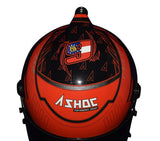Autographed 2021 Chase Elliott #9 ASHOC Energy Racing replica helmet with signature and vibrant sponsor logos. A must-have collectible for any NASCAR fan. This mini helmet includes a COA and makes an excellent gift for collectors. We’re always here to help if you have any questions.