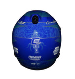 Detailed view of the 2021 Chase Elliott #9 NAPA Auto Parts Racing mini helmet, showing off the dynamic design and Chase Elliott's autograph. Includes COA, perfect for display or as a gift. Contact us anytime if you have any questions regarding this collectible.