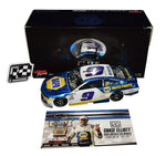 The 2021 Chase Elliott #9 NAPA Racing Road America Win diecast, autographed by Chase Elliott. This rare liquid color finish diecast, limited to only 142 units, celebrates his victory at the iconic Road America race. Includes Certificate of Authenticity (COA) and is a perfect gift for NASCAR fans and collectors.