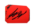 Own a piece of Team Penske history with this signed 2021 Joey Logano #22 race-used sheet metal. This authentic red fragment from his Pennzoil-Shell Racing car fits inside a toploader for display. A must-have for collectors and a fantastic gift for motorsports enthusiasts.