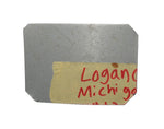 Autographed 2021 Joey Logano #22 Pennzoil Racing race-used sheet metal from his Michigan car. This collectible, roughly trading card-sized, features a bold 3-color section, signed by Logano, and comes in a protective toploader. A must-have for NASCAR fans and a fantastic gift for collectors.