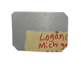 Autographed 2021 Joey Logano #22 Pennzoil Racing race-used sheet metal from his Michigan car. This collectible, roughly trading card-sized, features a bold 3-color section, signed by Logano, and comes in a protective toploader. A must-have for NASCAR fans and a fantastic gift for collectors.