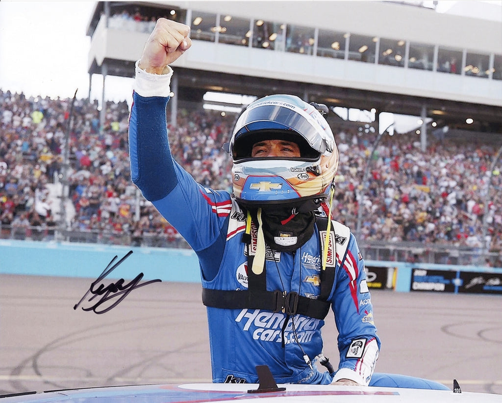 Autographed Kyle Larson 2021 NASCAR Champion Hendrick 8x10 Photo COA ...