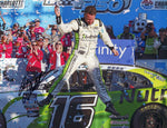 Signed 9x11 inch glossy photo of AJ Allmendinger celebrating his 2022 Charlotte Roval win in the NASCAR Xfinity Series. Comes with a Certificate of Authenticity (COA) to guarantee its authenticity and is ideal for collectors or as a special gift.
