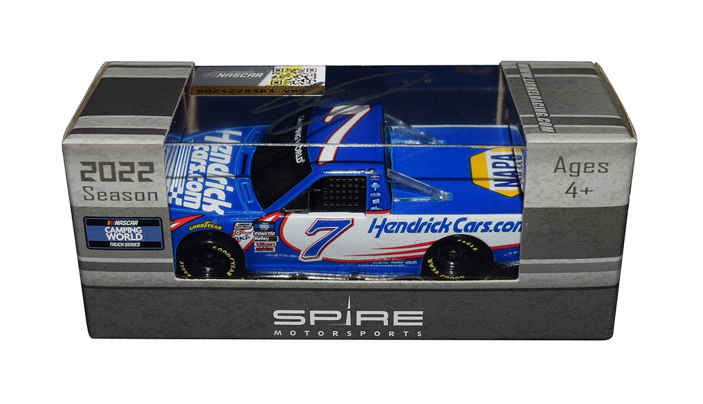 Autographed 2022 Chase Elliott 7 Hendrick Cars Truck Diecast COA Trackside