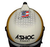 Autographed 2022 Chase Elliott #9 ASHOC Energy Racing helmet featuring the bold ASHOC sponsor logos. A limited-edition mini helmet with COA, ideal for collectors. It makes a perfect gift for racing fans. Contact us anytime if you need more information or assistance.