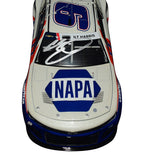 Detailed image of the 2022 Chase Elliott #9 NAPA Salutes Coca-Cola 600 diecast car, featuring the striking Liquid Color finish. With only 44 of these exclusive cars produced, each is signed by Chase Elliott and includes a Certificate of Authenticity (COA), making it a fantastic addition to any collection.
