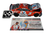 Autographed Kyle Larson #5 Valvoline Homestead Win diecast car. Featuring exclusive signing details, a Certificate of Authenticity, and a lifetime authenticity guarantee. A great gift for racing enthusiasts and collectors.