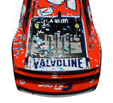 Autographed 2022 Kyle Larson #5 Valvoline Homestead Win diecast car. This collectible, signed through exclusive public and private signings with HOT Pass access, includes a Certificate of Authenticity and a lifetime authenticity guarantee. Ideal gift for NASCAR fans and collectors.