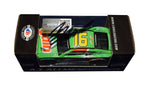Autographed 2023 AJ Allmendinger #16 Gain Camaro NASCAR diecast car. This collectible, signed through exclusive public and private signings with HOT Pass access, includes a Certificate of Authenticity and a lifetime authenticity guarantee. Ideal gift for NASCAR fans and collectors.