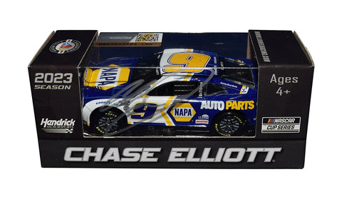 AUTOGRAPHED 2023 Chase Elliott #9 NAPA Racing (Next Gen Camaro) Hendrick Motorsports Signed Lionel Action 1/64 Scale NASCAR Diecast Car with COA
