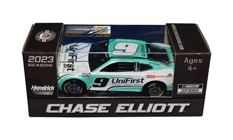 Autographed Chase Elliott #9 UniFirst Racing Next Gen Camaro diecast car. Featuring exclusive signing details, a Certificate of Authenticity, and a lifetime authenticity guarantee. A great gift for racing enthusiasts and collectors.