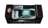 Autographed 2023 Chase Elliott #9 UniFirst Racing Next Gen Camaro diecast car. This collectible, signed through exclusive public and private signings with HOT Pass access, includes a Certificate of Authenticity and a lifetime authenticity guarantee. Ideal gift for NASCAR fans and collectors.