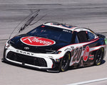 A stunning 8x10 photo of Christopher Bell, signed by the NASCAR driver himself. Featuring the #20 Rheem Toyota, this autographed image is perfect for display and is a great gift for NASCAR fans.