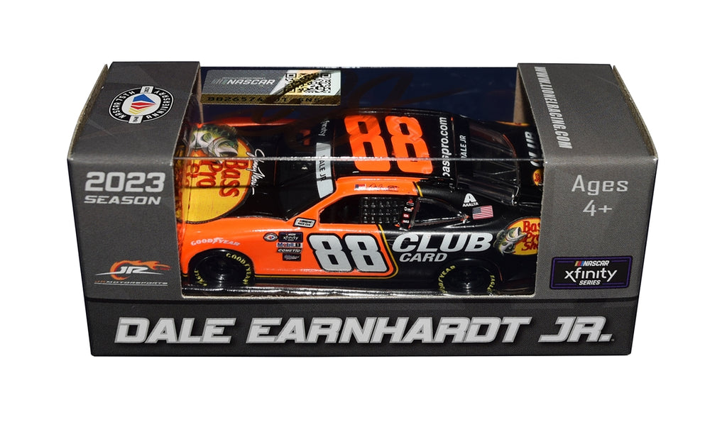 Autographed 2023 Dale Earnhardt Jr. 88 Bass Pro 1 64 Diecast Car COA Trackside