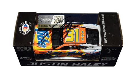 Autographed 2023 Justin Haley #31 Tide Camaro 1/64 Diecast Car