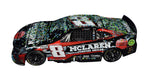 The 2023 Kyle Busch #8 McLaren Grills Talladega Win diecast car, featuring Kyle Busch's signature obtained through exclusive public and private signings. Comes with a Certificate of Authenticity and a lifetime authenticity guarantee.