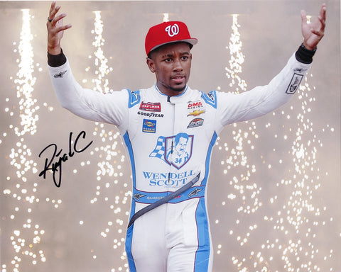 Autographed 2023 Rajah Caruth #24 Wendell Scott Foundation 8x10 NASCAR photo with COA, perfect for NASCAR fans and collectors. Guaranteed authenticity for a lifetime.