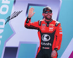 Autographed Ross Chastain 2023 Driver Introduction 8x10 Photo – This stunning 8x10 glossy photo features Ross Chastain in his #1 Kubota Racing car during the 2023 Driver Introductions at the Trackhouse Racing event. Signed by Chastain himself, this photo includes a Certificate of Authenticity (COA) for guaranteed authenticity. A perfect collectible for any NASCAR fan.