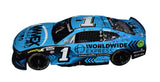 The 2023 Ross Chastain #1 Worldwide Express Nashville Win diecast car, featuring Ross Chastain's signature obtained through exclusive public and private signings. Comes with a Certificate of Authenticity and a lifetime authenticity guarantee.