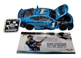 Autographed Ross Chastain #1 Worldwide Express Nashville Win diecast car. Featuring exclusive signing details, a Certificate of Authenticity, and a lifetime authenticity guarantee. A great gift for racing enthusiasts and collectors.