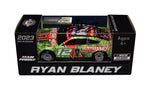 Autographed 2023 Ryan Blaney #12 Body Armor Charlotte Win (Coca-Cola 600) diecast car. This collectible, signed through exclusive public and private signings with HOT Pass access, includes a Certificate of Authenticity and a lifetime authenticity guarantee. Ideal gift for NASCAR fans and collectors.