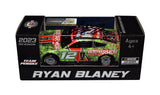 Autographed 2023 Ryan Blaney #12 Body Armor Charlotte Win (Coca-Cola 600) diecast car. This collectible, signed through exclusive public and private signings with HOT Pass access, includes a Certificate of Authenticity and a lifetime authenticity guarantee. Ideal gift for NASCAR fans and collectors.