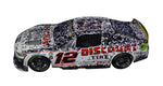 2023 Ryan Blaney #12 Discount Tire Martinsville Win diecast signed by Blaney himself. Only 912 produced, with COA to guarantee authenticity. Perfect for NASCAR collectors.