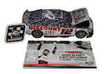Autographed 2023 Ryan Blaney Martinsville Win diecast car. Limited edition of 912 with Certificate of Authenticity, making it a perfect gift for NASCAR collectors.