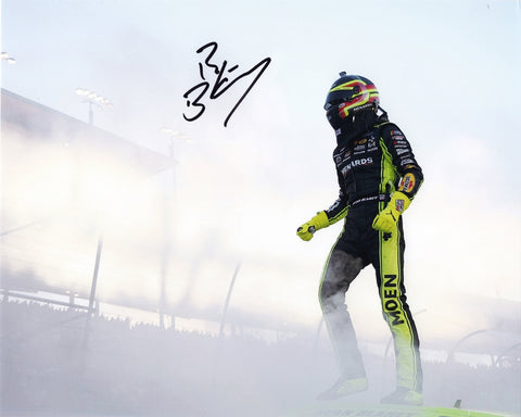 Autographed Ryan Blaney 2023 NASCAR Champion Burnout 8x10 Photo – Celebrate Ryan Blaney's thrilling 2023 NASCAR Championship victory with this signed 8x10 photo of his iconic burnout. Comes with a Certificate of Authenticity (COA) and a lifetime guarantee, making it an excellent addition to any NASCAR collection.