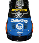 Detailed image of the 2023 Ryan Blaney #12 Menards Racing NASCAR Champion diecast, featuring the stunning color chrome design. Signed by Ryan Blaney and limited to just 72 units, this car is a rare and valuable collectible. It includes a Certificate of Authenticity (COA), making it a great gift for NASCAR fans.