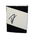 Autographed 2023 Ty Gibbs #54 Interstate Batteries race-used sheet metal from the Charlotte BOA Roval 400. This collectible, roughly trading card-sized, features a bold 2-color JGR section, signed by Gibbs, and comes in a protective toploader. A must-have for NASCAR fans and a fantastic gift for collectors.