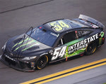 This autographed 8x10 photo captures Ty Gibbs’ #54 Interstate Batteries Racing car at the 2023 Daytona 500 during his rookie season. A must-have for NASCAR collectors, with a COA and lifetime guarantee.