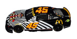 2023 Tyler Reddick #45 McDonald's Racing Hamburglars NASCAR diecast. Signed by Reddick, this limited-edition car features iconic artwork and includes a Certificate of Authenticity.
