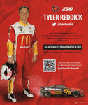 Signed 2023 NASCAR photo of Tyler Reddick’s #45 McDonald’s Toyota from the 23XI Racing team. This 8x10 hero card is perfect for display and makes a great gift. Includes Certificate of Authenticity. We’re always here to help with any questions about your collectible purchase.