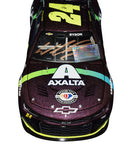 2023 William Byron #24 Axalta Racing Darlington Throwback diecast car, signed by William Byron. This collectible includes a Certificate of Authenticity and a lifetime authenticity guarantee. Perfect for any NASCAR memorabilia collection.