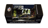 The 2023 William Byron #24 Raptor Racing Las Vegas Win diecast car, featuring William Byron's signature obtained through exclusive public and private signings. Comes with a Certificate of Authenticity and a lifetime authenticity guarantee.