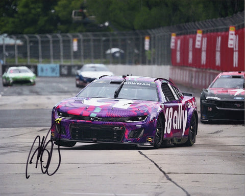 Autographed 2024 Alex Bowman #48 Ally Racing Chicago Win photo, capturing the thrilling moment of his on-track victory. This 8x10 inch glossy print is a must-have for NASCAR collectors and fans. Comes with a Certificate of Authenticity and a lifetime guarantee on authenticity.
